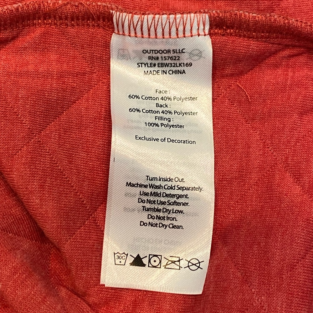 Eddie Bauer red/pink pullover (NWT) (size women’s L) - Picture 10 of 10